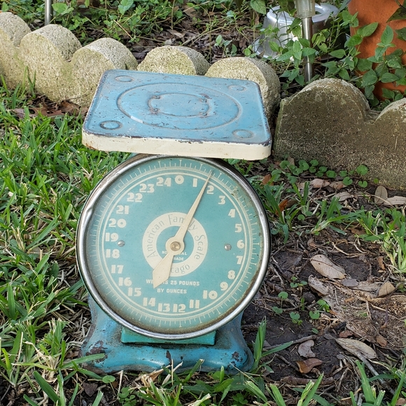 Vintage Sky Blue Kitchen 💙 Scale - Picture 2 of 8